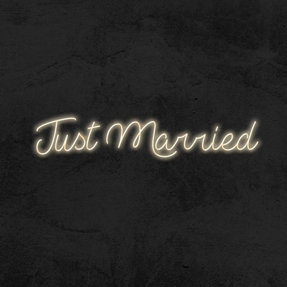 Just Married Wedding Neon Sign Just Married Gift, Just Married Gifts, Just  Married Sign, Neon Just Married, Just Married Neon 