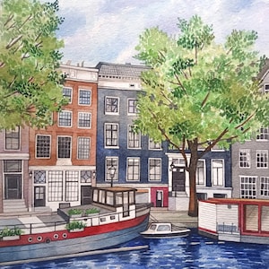 Custom House Portrait  Custom Watercolor House Painting  Original Watercolor Housewarming Gift Home portrait Painting Custom Building