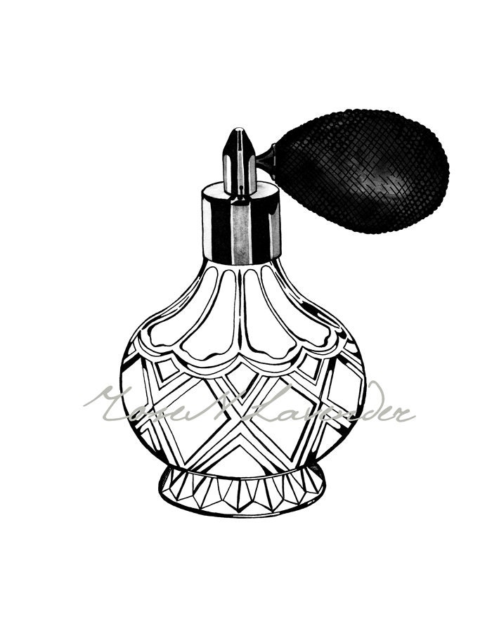 Perfume bottle design by paintingcatart on DeviantArt