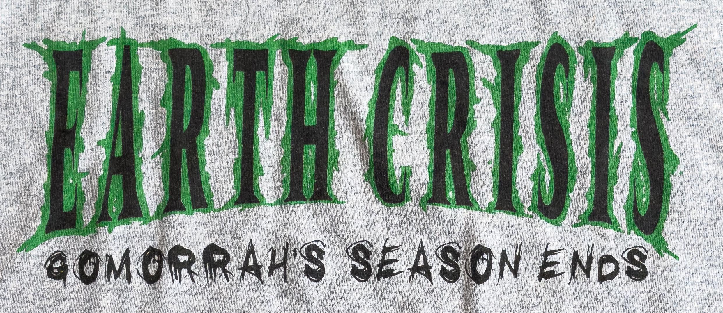 EARTH CRISIS Gomorrah Season Ends Vintage Grey Heather T-shirt - Etsy