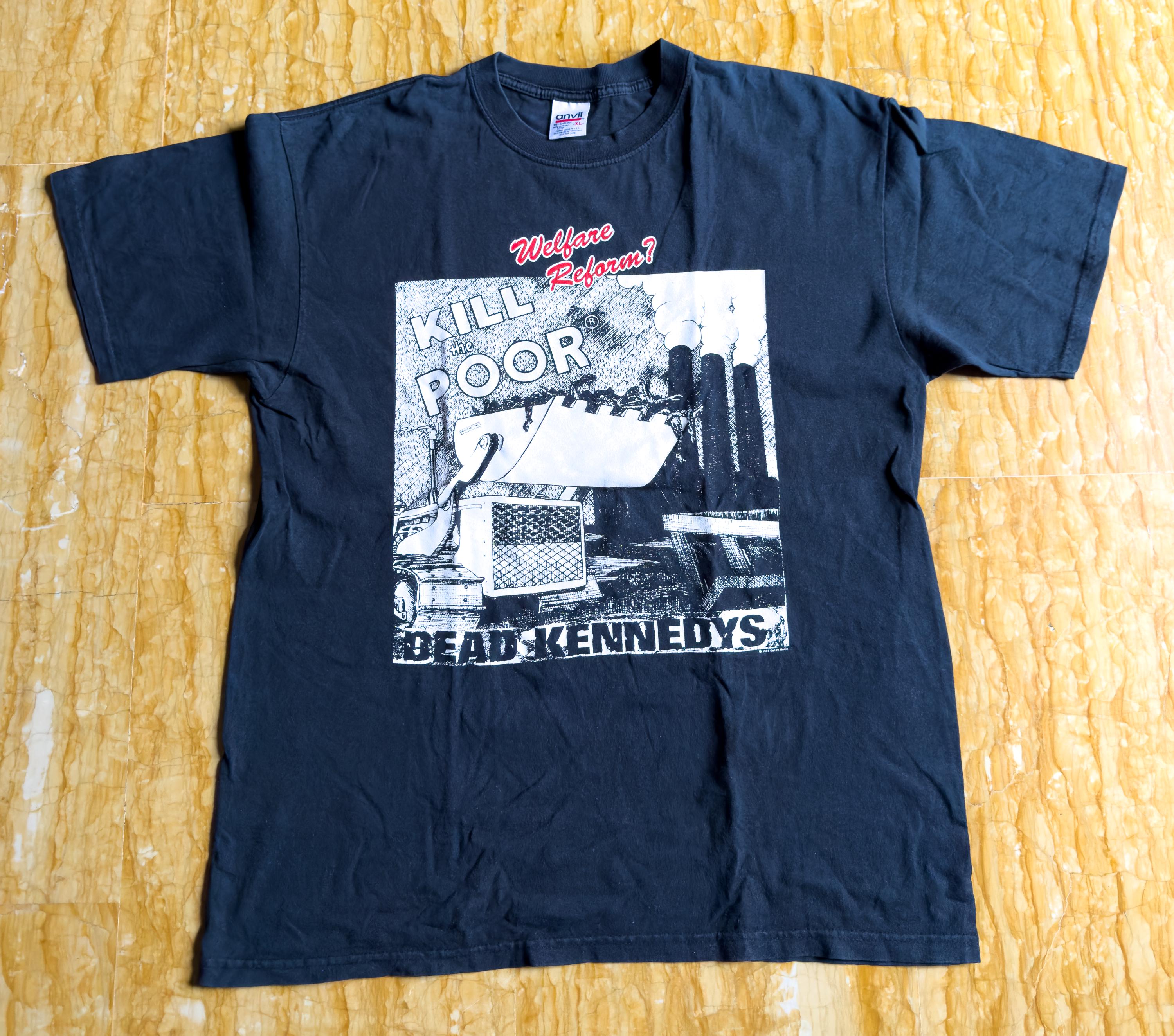 DEAD KENNEDYS Kill the Poor 98 Vintage Black T-shirt - Etsy