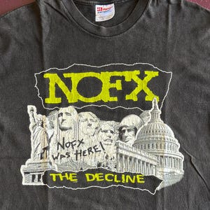Nofx the Decline Tee - Etsy