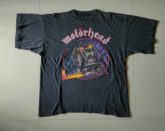 MOTORHEAD ORGASMATRON 80's vintage black t-shirt