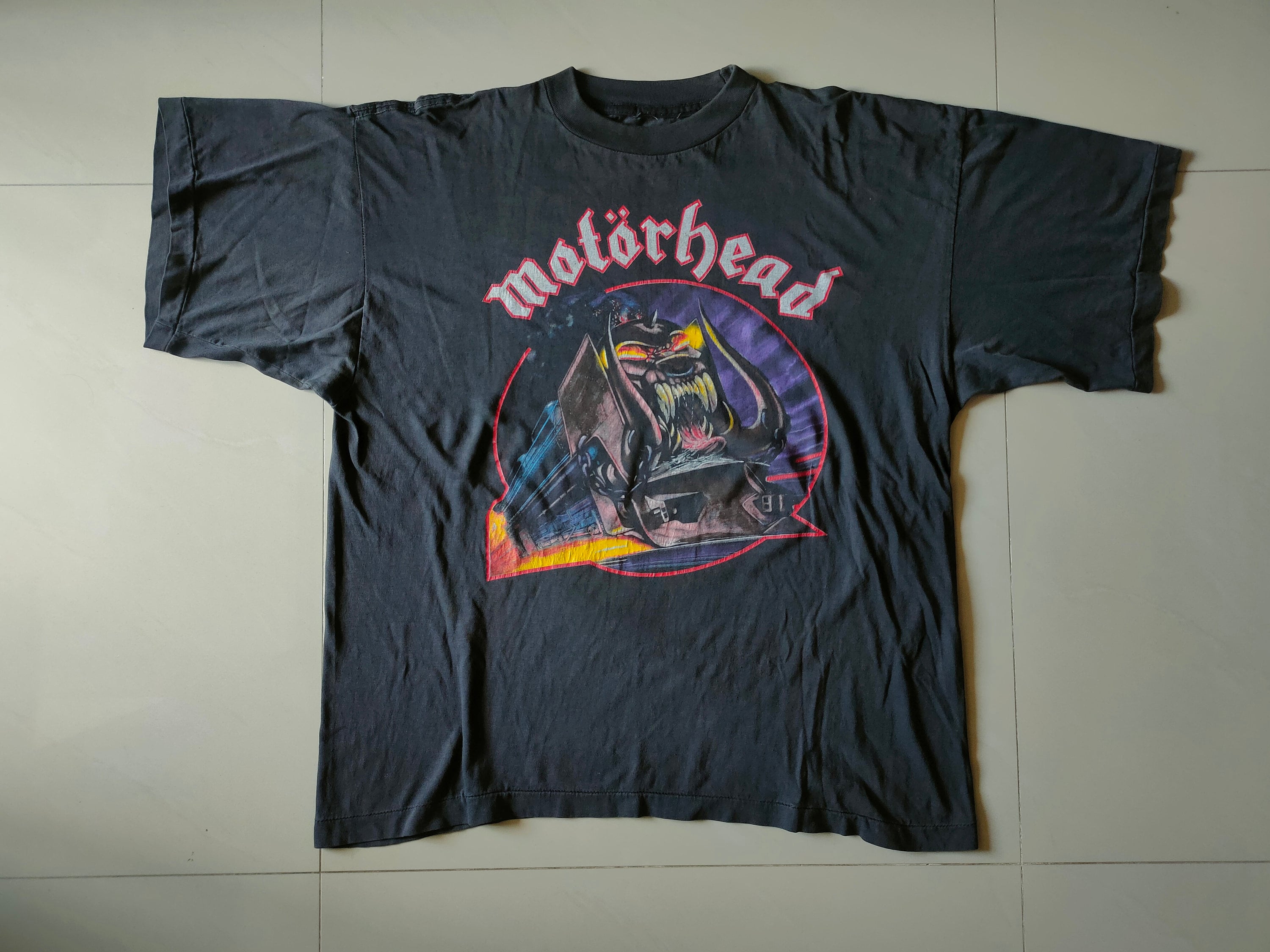 MOTORHEAD ORGASMATRON 80's Vintage Black T-shirt - Etsy