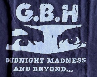 GBH シャツ、ノスフェラトゥ パンク T シャツ、ヴィンテージ レア 