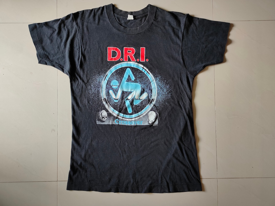 D.R.I. CROSSOVER Vintage '87 Black T-shirt Thrash Metal