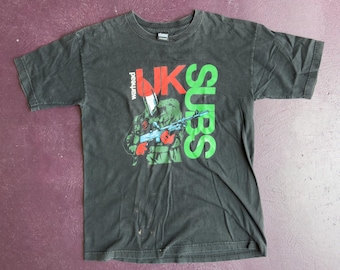 UK SUBS Warhead vintage black t-shirt