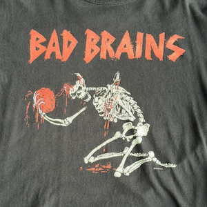 BAD BRAINS vtg style 2nd hand black t-shirt