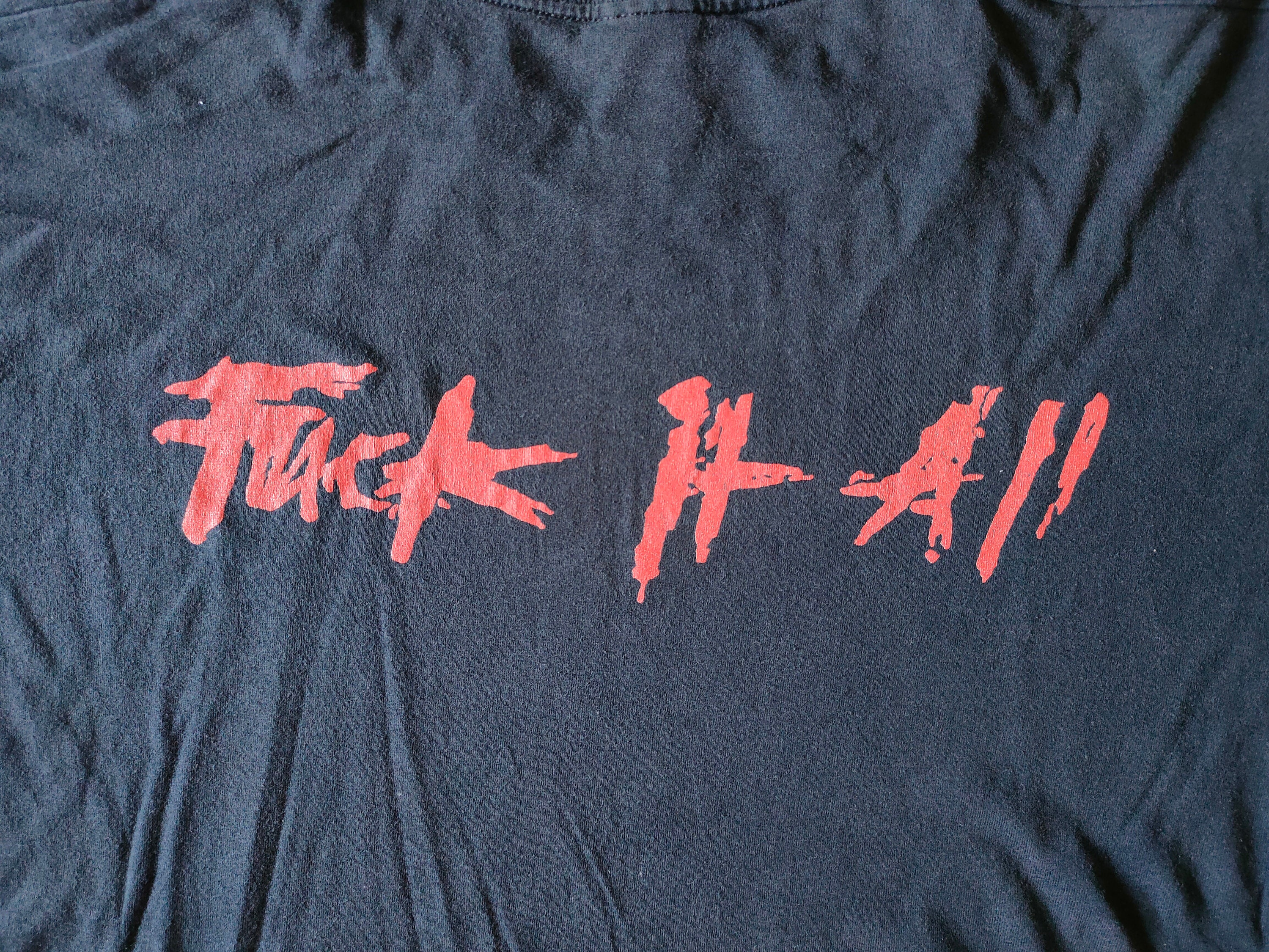 SLIPKNOT Fuk It All Vintage 90's Black T-shirt - Etsy