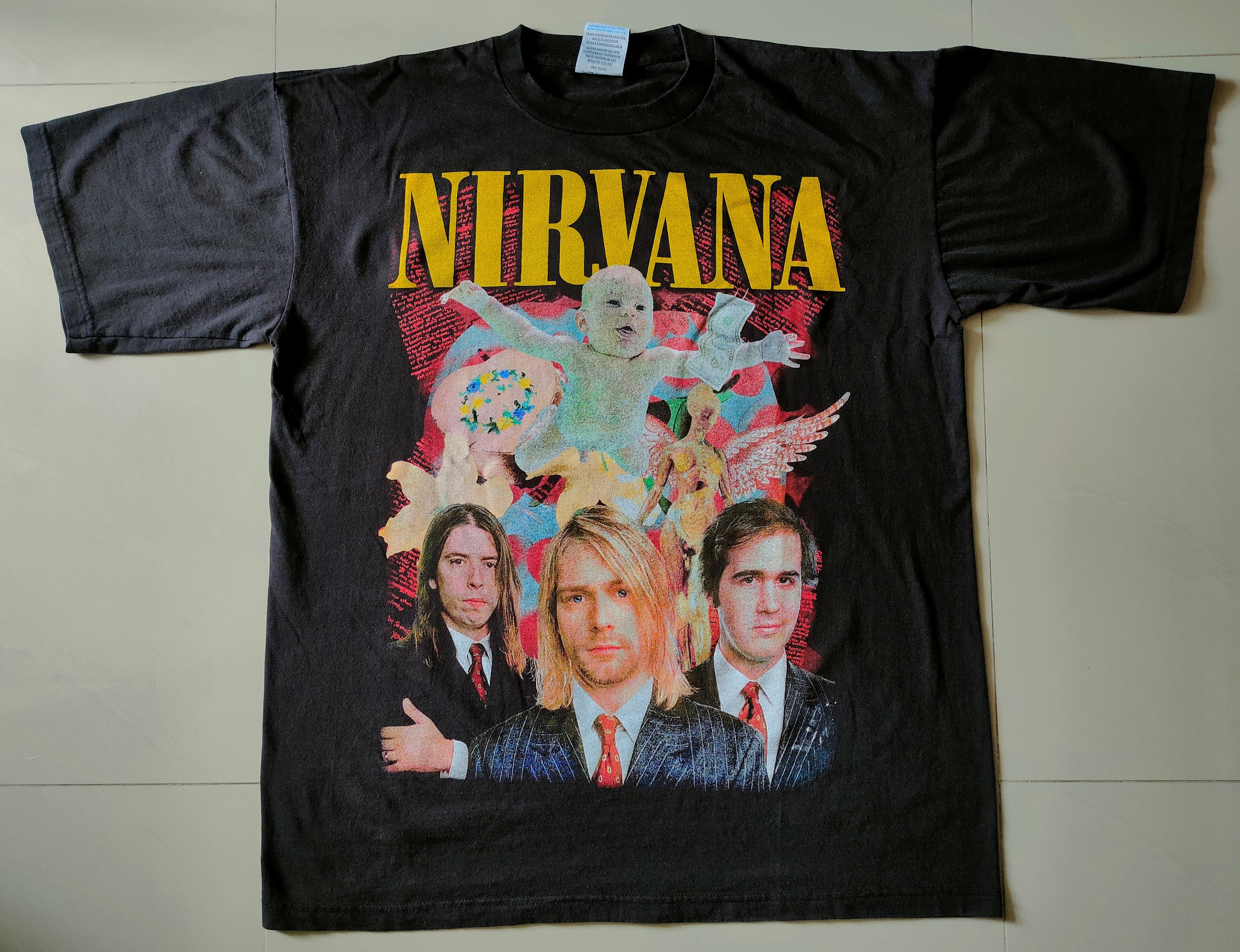 90s nirvana Euro bootleg Tシャツ　ニルヴァーナ