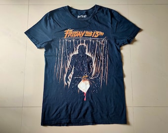 FRIDAY THE 13th III vtg style black t-shirt horror movie slasher jason voorhees saga cult nightmare killer psycho vtgtees halloween freddy