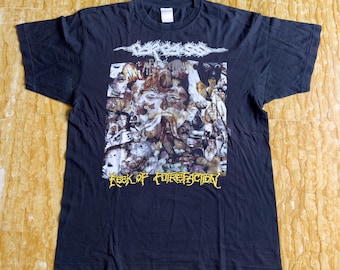 Carcass T Shirt Reek of Putrefaction British Vintage Music