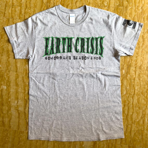 EARTH CRISIS Gomorrah Season Ends Vintage Grey Heather T-shirt - Etsy