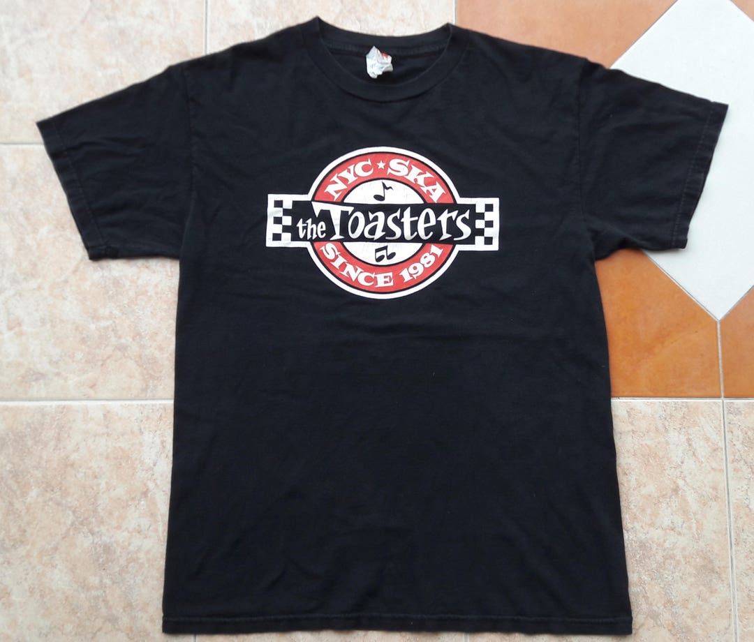 THE TOASTERS Late 90's Vtg Black Tshirt Nyc Ska Reggae Etsy