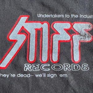 Stiff Records Shirt - Etsy Canada