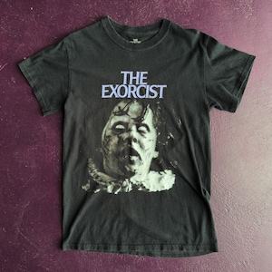 THE EXORCIST vtg style 2nd hand black t-shirt