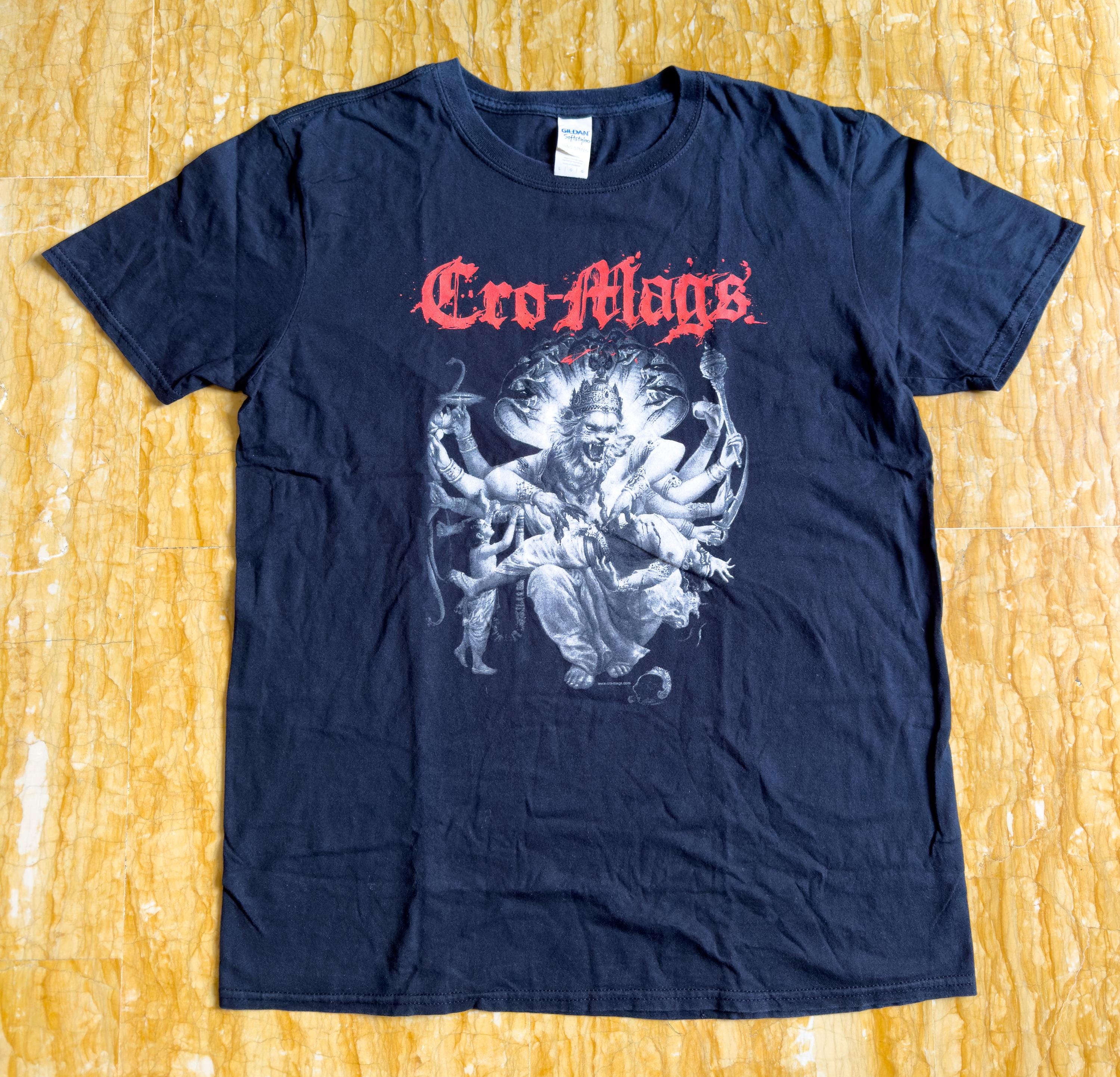 レア★ヴィンテージ CRO MAGS Tシャツ L ハードコア 古着 クロマグス Vintage Cro Mags 10th Anniversary Band Punk Hardcore Tee l