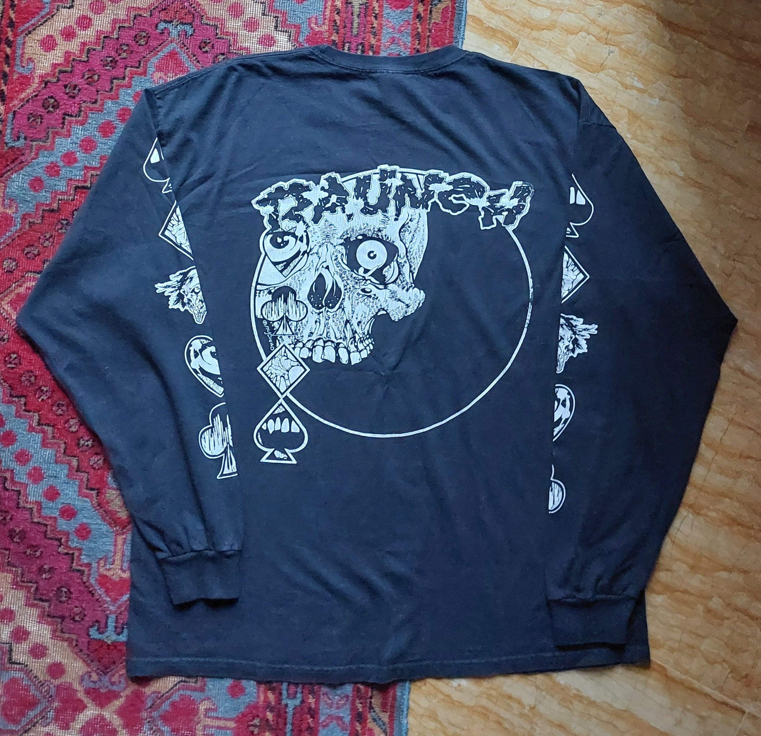 PUSHEAD RAUNCH Records Vintage Long Sleeve Black Shirt - Etsy PUSHEAD RAUNCH Records Vintage Long Sleeve Black Shirt - Etsy