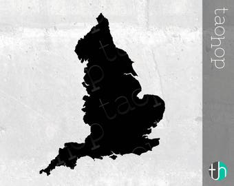 Inglaterra SVG, PNG, Inglaterra silueta, alto detalle y versiones suavizadas.