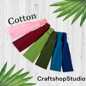 Cotton headband with elastic band|Jersey headband|Stretchy cotton|Women's headband|Mens|Yoga band|Sports hairband|Plain hairband|Organic