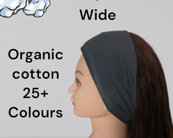 Cotton headband|Jersey headband|Stretchy cotton band|Women's headband|Mens headband|Yoga band|Sports headband|Plain headband|Minimalist|Eco