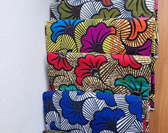 50cm wax print fabric wedding flowers