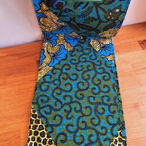 50cm tissu wax zigzag