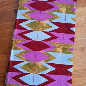 50cm Tissu wax imprimé kenté