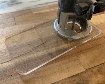 Makita Acryl Offset Platte | RT0701B | XTR01 | Kompaktfräse | Mehrere Größen