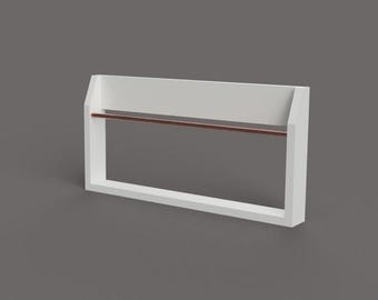 Barbie Toy Storage Shelf with Copper! | Personalized | Wall Mount | Wood Shelves