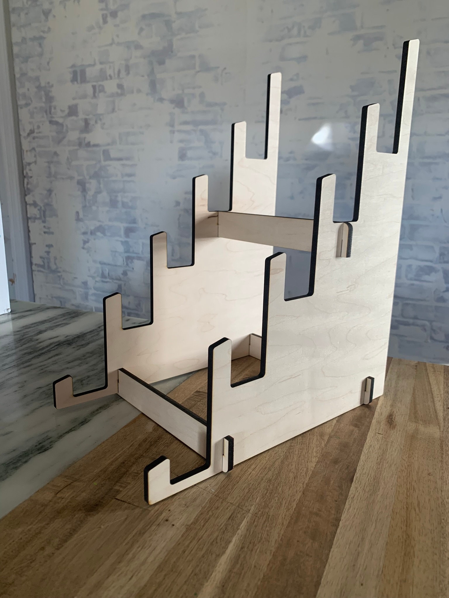 2-Pack 14 Tier Acrylic Greeting Card Display Stand Puerto Rico