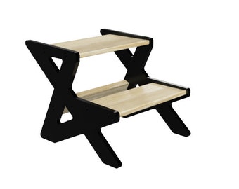 Wood Stepping Stool | Montessori Design | Stepping Stool | Wooden Step Stool | Step Stool | Toddler Step Stool | Toddler Step