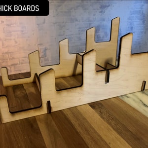 Cutting Board Display Stand FOR XL THICK Boards | Multiple Boards | Cutting Board Display Rack | Serving Tray | Charcuterie Board