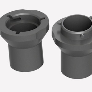 Quick Lock Staubsammelschlauch | 2 1/2 Zoll und 4 Zoll Optionen | Schnellverschluss
