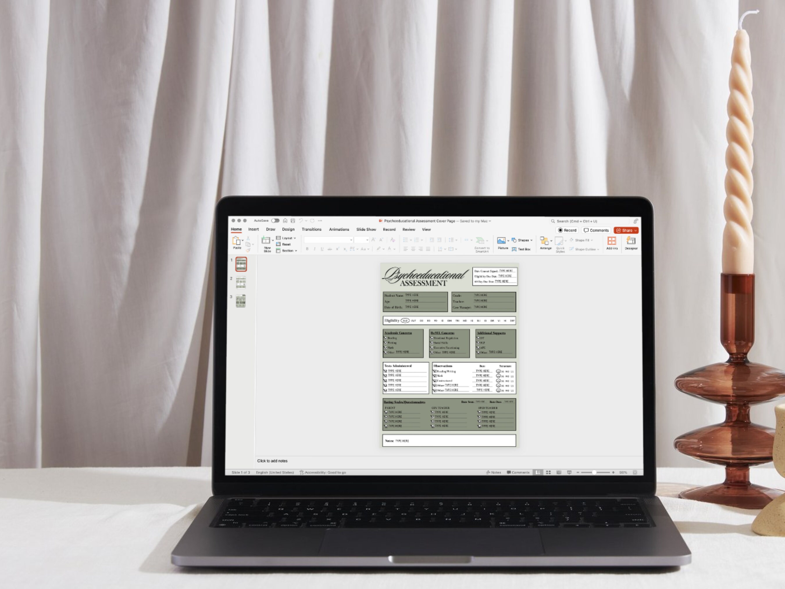 Psychoeducational Assessment Cover Page | School Psychologist | Special ...