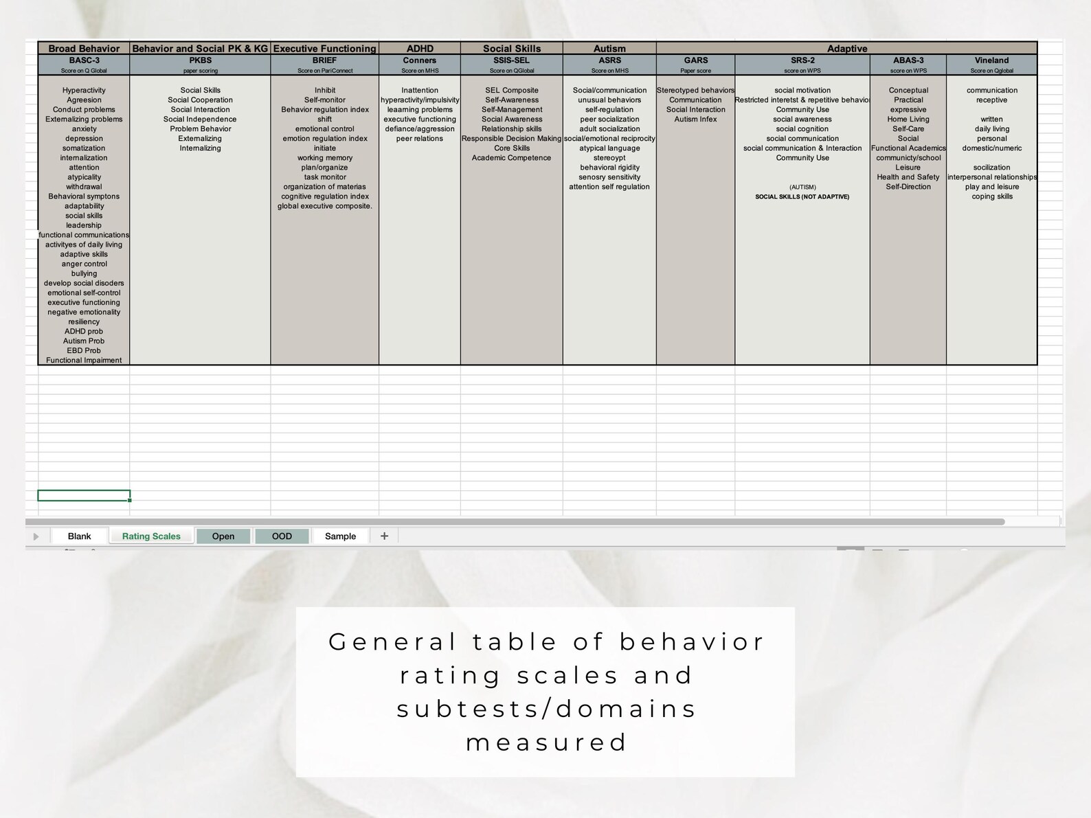School Psychologist Caseload Spreadsheet | Version 2 | Editable Excel ...