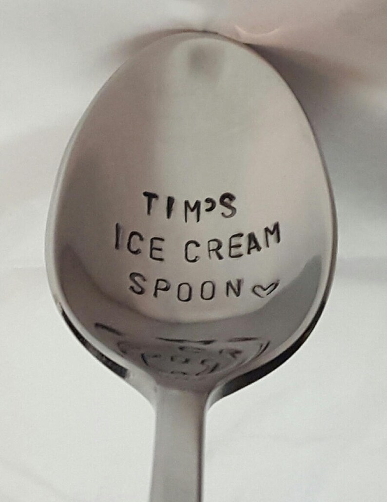 Spoon custom spoon hand stamped spoon name spoon custom Etsy