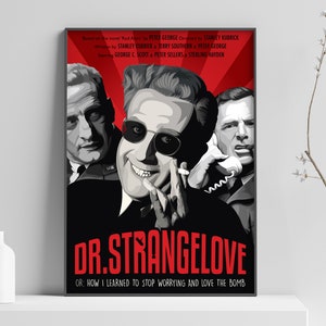 DR STRANGELOVE POSTER A4 A3 A2 A1 CINEMA MOVIE LARGE FORMAT
