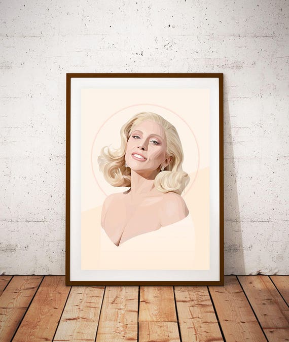 A5 A4 A3 A2 Sizes Lady Gaga Joanne American Singer Poster