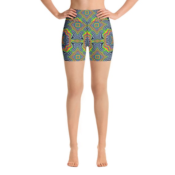 Yoga Shorts ripple | Etsy