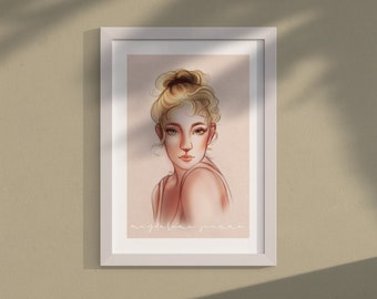 Vintage Portrait - 5 x 7 Print | Artwork | MagdaleneJeanne