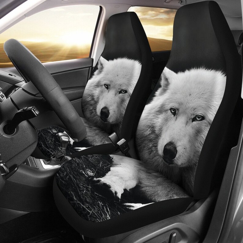Wolf Husky Designed Car Seat Covers