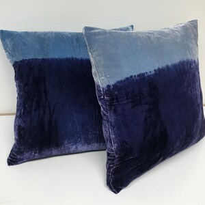 Silk Velvet Pillows- Custom Made To Ribbon Colors