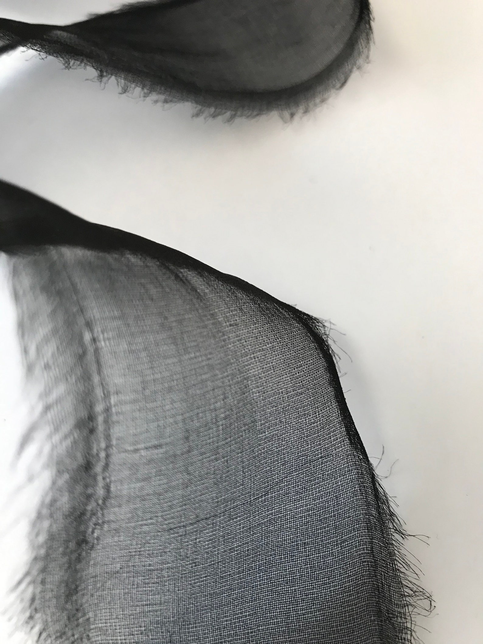 Silk Organza RibbonBlack Etsy