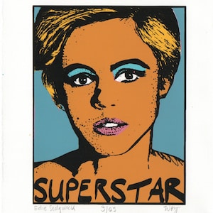 Edie Sedgwick - Superstar - Screen Print