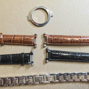 ?Vintage NEW?Multiband Watch with Interchangeable Straps Vintage Geneva Watch Box Set 6 Interchangeable Bands And  main image 2