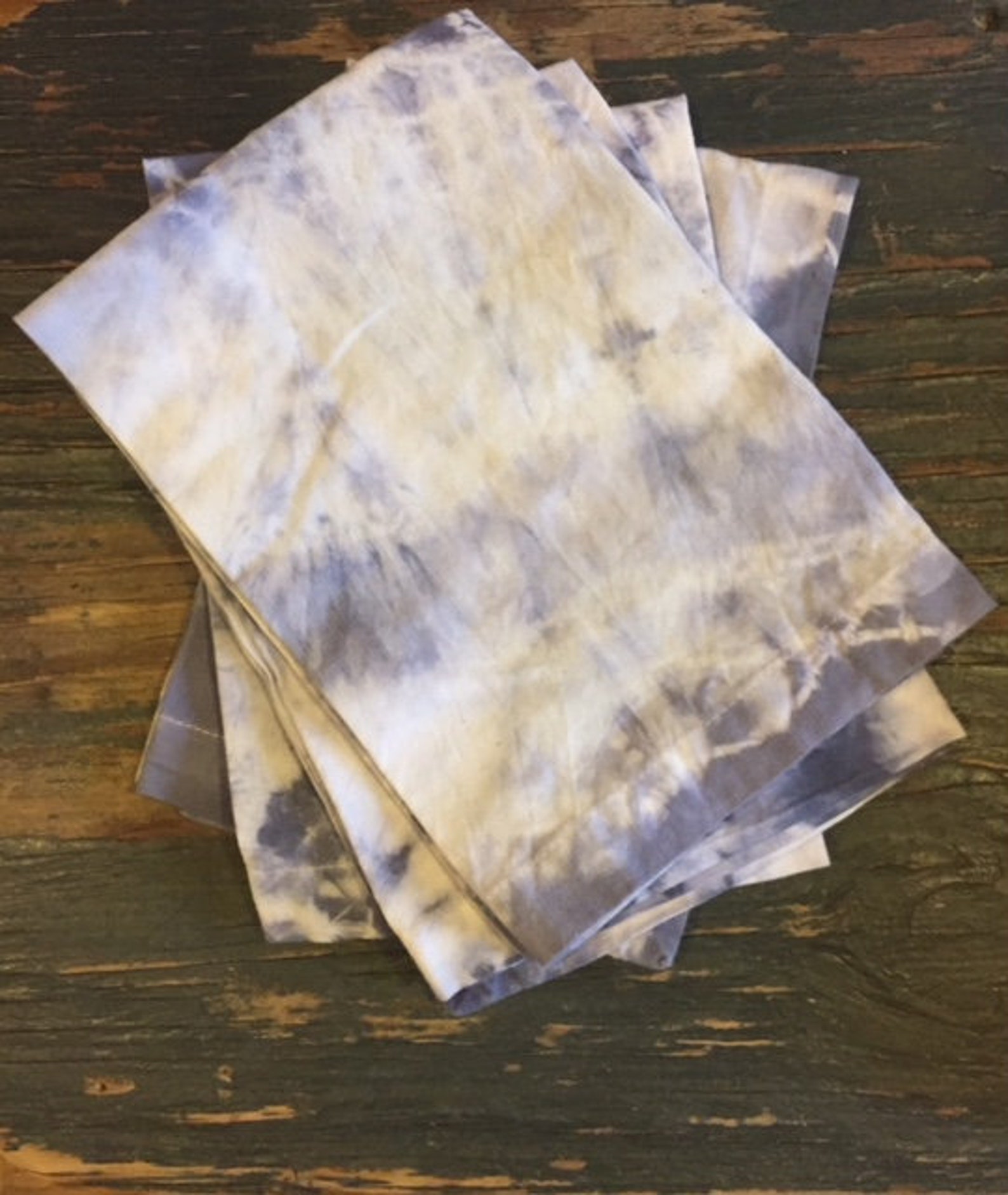 Hand tiedyed cloth napkins Etsy