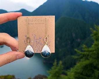 Hand Painted Mountain drops