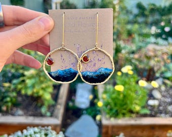 Hand Painted Mountain Range