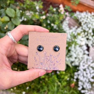 Hand Painted Mountain Stud